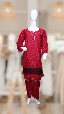 Winter Collection 2 Pcs Stitched Micro Polo Cotton Women Dress Marina Wool Specially