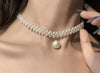 Pearl Neck Choker Necklace