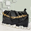 Women's PU Leather Plain Hand Bag