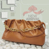 Women's PU Leather Plain Hand Bag