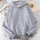 Men's Grey Fleece Hoodie - Stylish Comfort in Plain Design