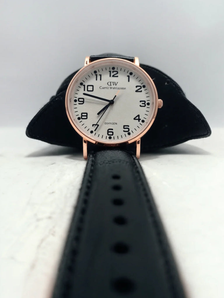 Family Gift Pack of 3 Watches | Best Quality Watches | Daniel Wellington Watch + LG Quartz Watch + Apple Logo Digital Watch | Watches ( Without Box ) (Random Color)