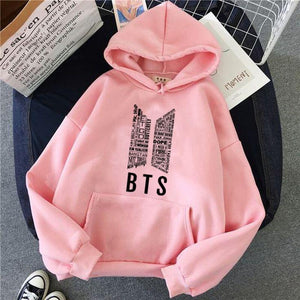 1 Pc Women's Stitched Fleece Printed Pullover Hoodie