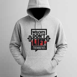 New Winter Collection Full Grey Hoodie Weight Don't Lift Printed For Men And Boys (Extra Large)