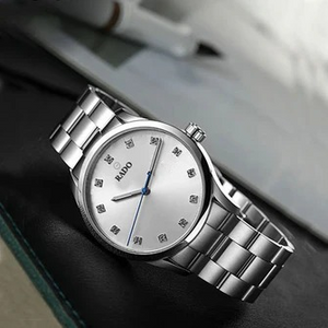 RADO Men’s Formal Wrist Watch With Stainless Steel Chain | Best Quality Rado Watch For Men's - Men's Watches - Wrist Watch For Men - With Random Box